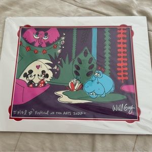 Disney 2022 Festival of the Arts Will Gay Small World Big Love Signed Print